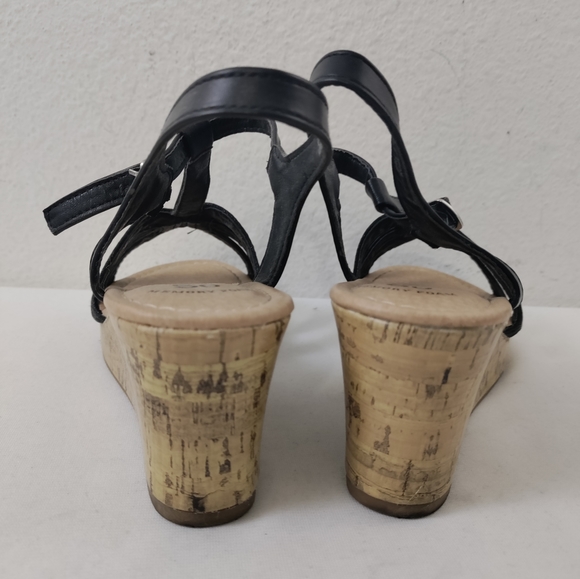 💥FINAL PRICE💥 SO Girls Black Memory Foam Open Toe Sandals Size 4 - Picture 4 of 6